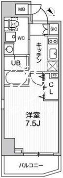ステージファースト浅草橋3 1001 間取り図