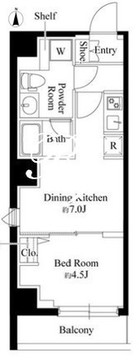 グランパセオ日本橋イースト 601 間取り図