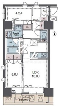 ラグゼナ田端北 1001 間取り図