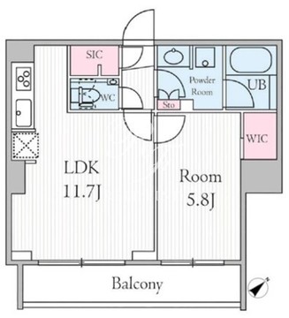 アーバンパークグラン代官山 209 間取り図